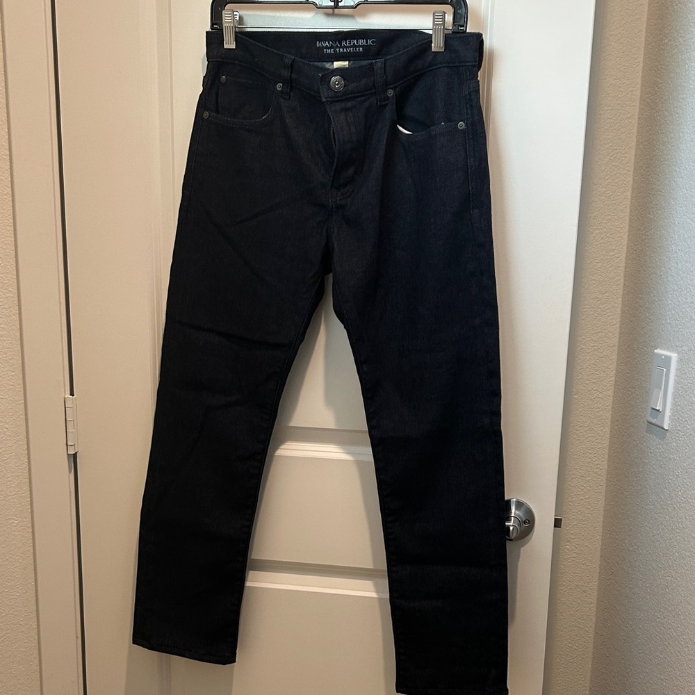Banana Republic Men’s Black Slim Straight Jeans